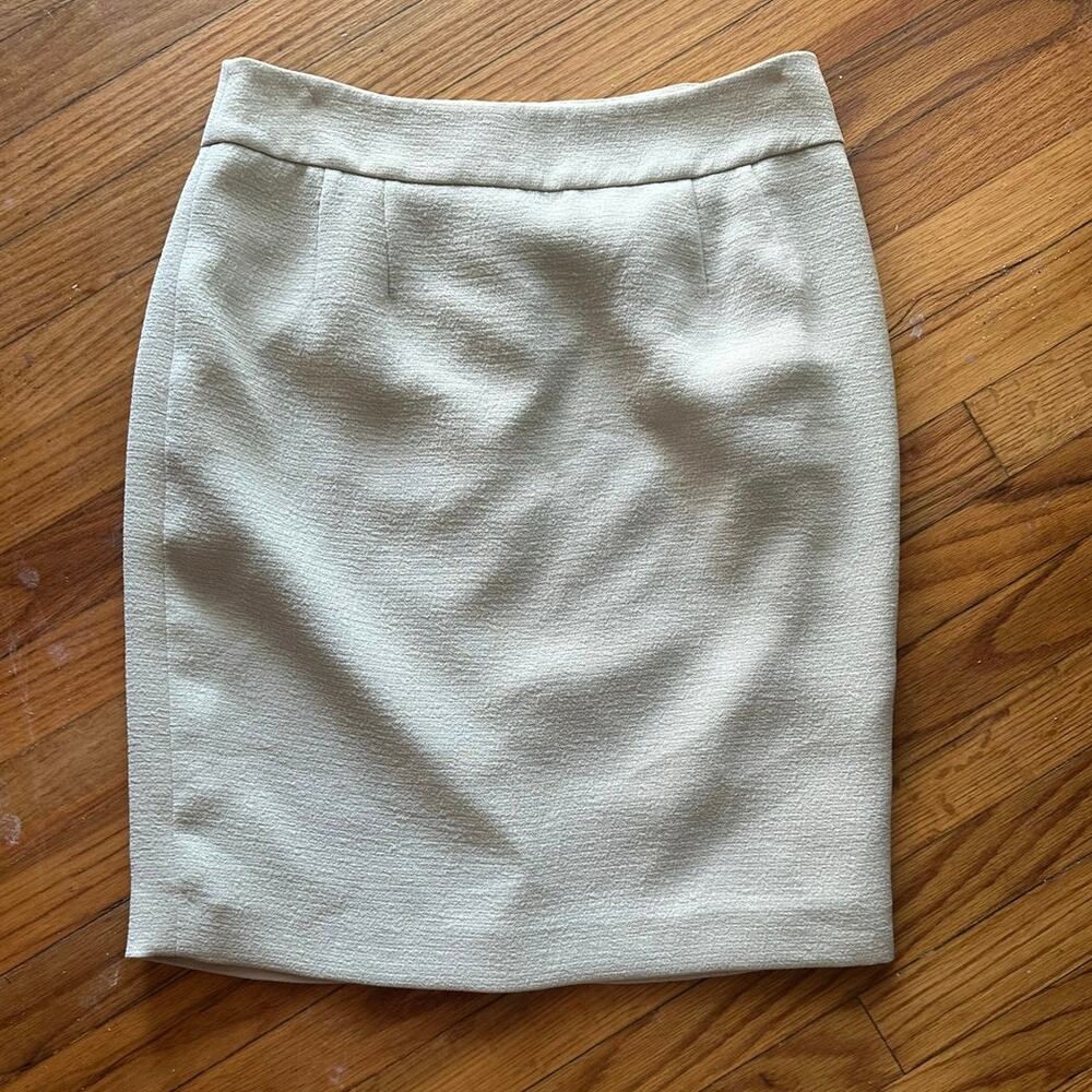 Anne Klein Light Green Lined Skirt – Size 8 Career Preppy